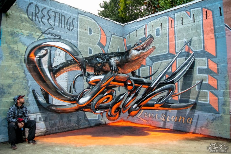Odeith-aligator-stading-on-Anamorphic-3d-chrome-letters-Greetings-from-Baton-Rouge.jpg
