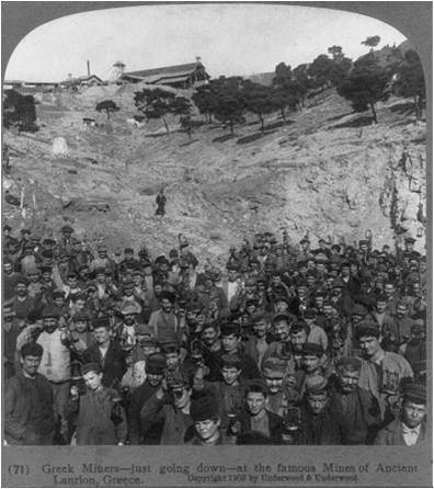 Μεταλλωρύχοι στο Λαυριο 1903.jpg