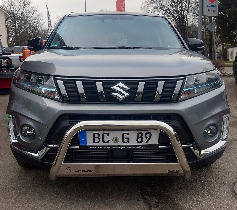 Edelstahl Frontschutzbügel poliert SUZUKI VITARA Facelift_aktuelles Modell_polished bullbar_003 (3).jpg